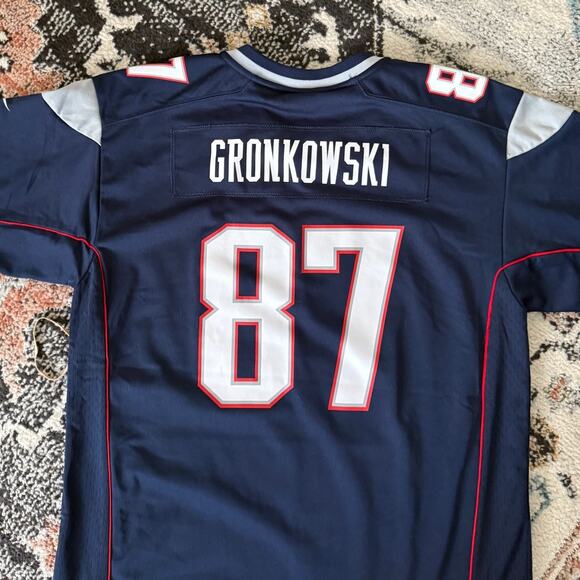 NFL x Nike Team Apparel Rob Gronkowski Patriots Youth Jersey - Picture 4 of 5